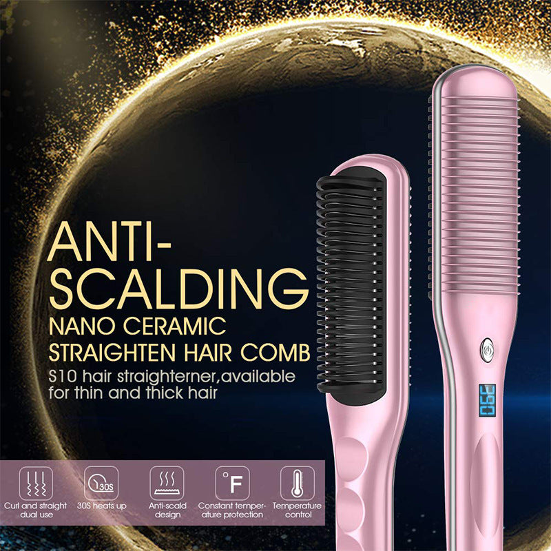 Electric Hair Straightener Brush
