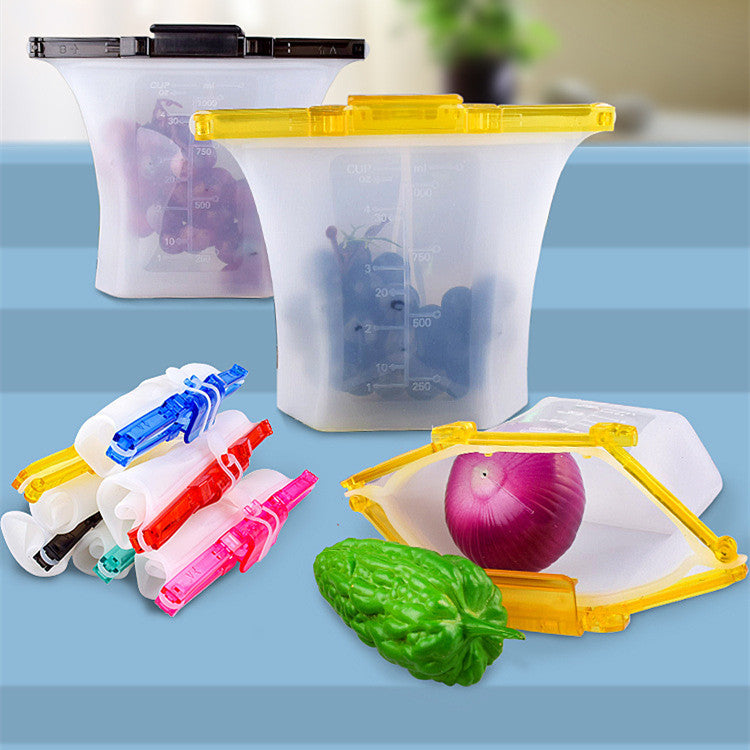 Silicone Food Storage Bag Set
