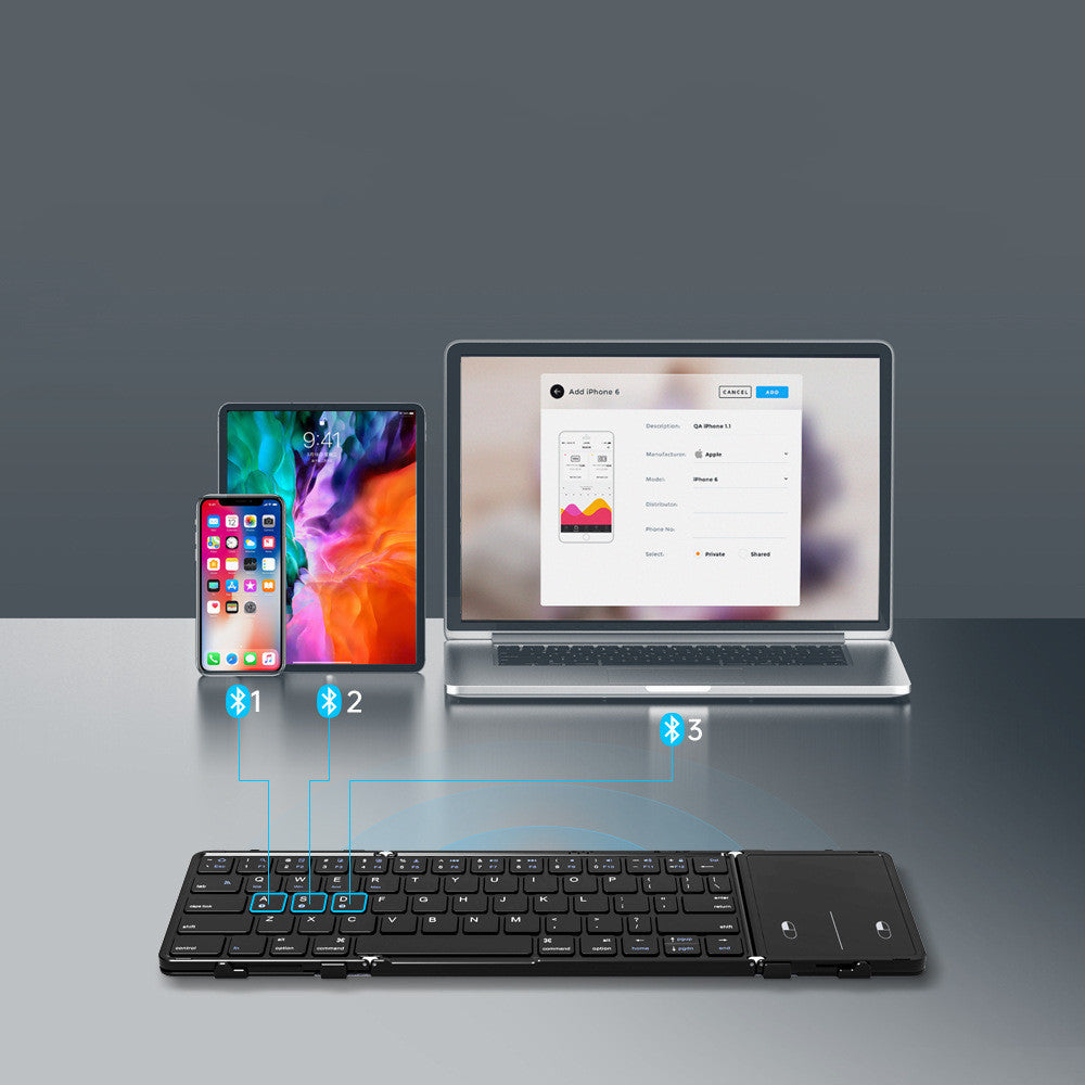 Foldable Bluetooth Keyboard