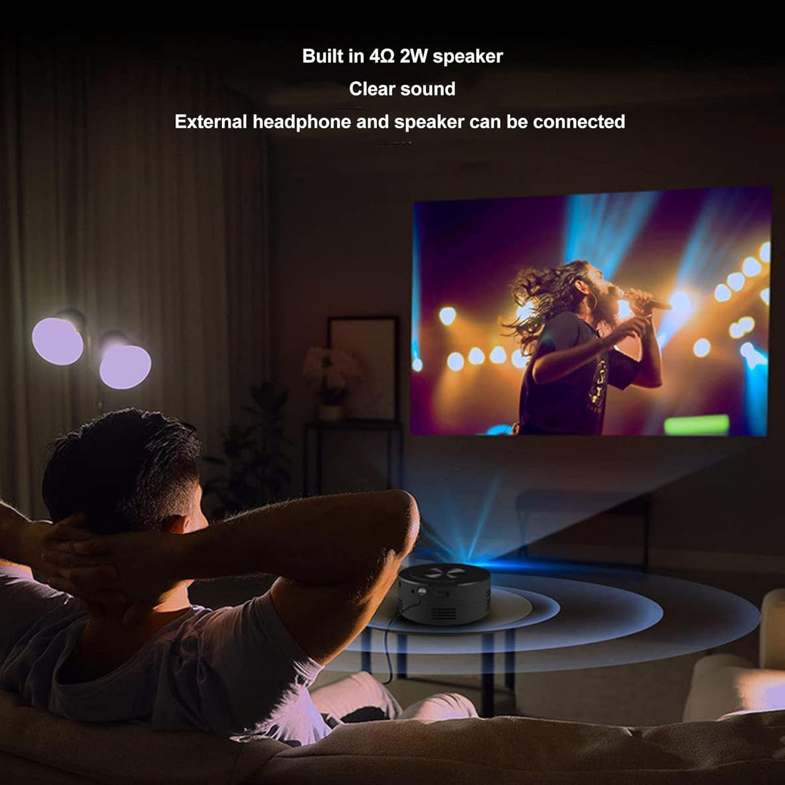 Mini Home Portable Projector