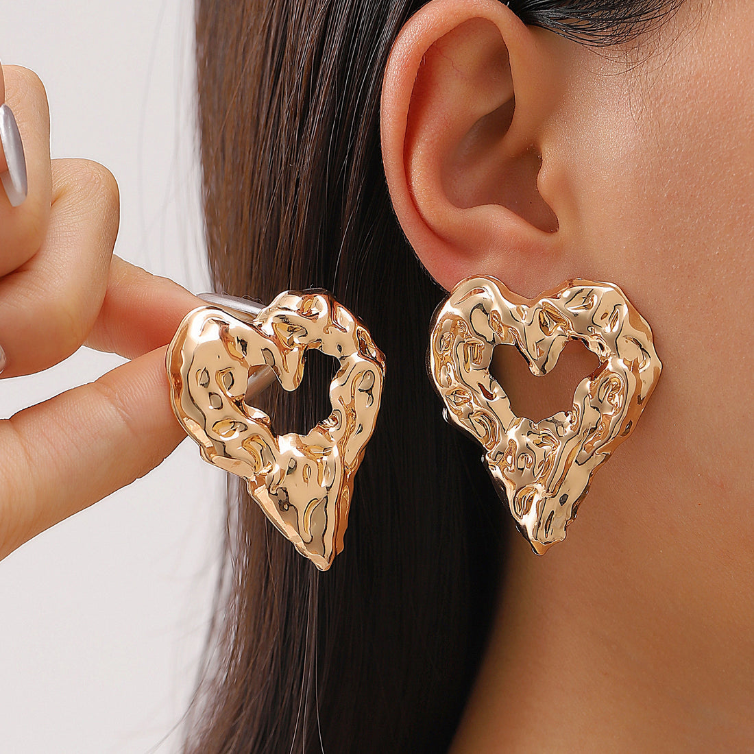 Heart Statement Earrings